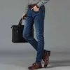 Classic Fashion Men'S Stretch Jeans Spring And Autumn Loose Straight Denim Trousers Male High-End Brand Slim Long Pants