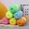 1PC YOMDID Colourful Glass Silk Wool Hand Knitting Yarn DIY Handcraft Doll Sweater Hat Bag Making Crochet Thread Knitting Wool Line Y211129