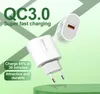 20W PD Fast Chargers Adapter QC3.0 USB-C Caricabatteria da viaggio Dual USB Pink Power per Samsung S21 Ultra S20 Huawei Android Phone