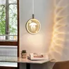 Nordic Creative Crystal Single Head Lamp Luxury Sleed Besday Mife Luminaria New Restaurant Bar Bar Light Luster