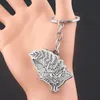 Hot Game The Last of Us Ellies Tattoo Pattern Alloy Keychain Keyring Key Chains Pendant Necklace Jewelry Accessories