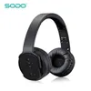 Bluetooth Headphones Speakers 2 in 1 SODO MH2 Foldable NFC HiFi Stereo Wireless Over Ear Headphones V5.0 with Mic Support TF Card FM