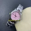 Wieczność Kobieta Zegarki Super Wersja EWF 31mm 277200 EW3230 Automatyczne Mechaniczne Koral Czerwony Dial Lady Zegarek Polerowany Bezel 904L Steel Case Bransoletka 010008