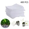 Planteurs Pots Plante de culture Sac nutrition Nutrition Resing Raiseing 500pc Nursery Resing Sacs Tabrics non tissés Fourniture de jardin 8x10cm