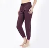 Sweatpants for Women-Womens Joggers med fickor Lounge byxor för yoga träningspass