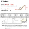 Elegant Eilyken Women Wedding Dress Shoes Fashion PVC Transparent Flowers Butterfly-knot Design Crystal Perspex Heels Slippers C0410