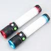 In 1 Multifunction LED 800Lum 300M 4 Mold Light 18650 Battery With Alarm Outdoor Camping Car Drop Flashlights Torches