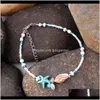 Drop Delivery 2021 Handmade Beads Sandal Anklet Bracelet Foot Jewelry Shell Starfish Anklets For Women Ps0967 E9Wrb