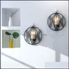 Titulaires Décor Gardenwall Monté Géométrique Rond En Métal Chandelier Petite Lumière De Thé Décor À La Maison Artisanat Décoration De Fête De Mariage Ornement Peut