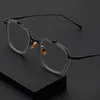 Mode Zonnebril Frames 2021 Titanium Lichtgewicht Gafas Vierkante Brillen Mannen Bril Myopia Recept Dames Blauw Blokkeren Polit Eyewea