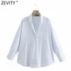 Women Fashion Plaid Print Casual Loose Shirts Office Lady Long Sleeve Business Blouse Chic Female Blusas Tops LS9167 210416