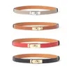 Toyoosky Designer Femmes Belt Double Boucle Simple Fine Sash Fin Thin Tail pour Jean Allmatch Femme de haute qualité CX2007169728197
