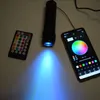 1X APP Bluetooth Control 6W LED Moteur d'éclairage de nouveauté avec télécommande RF à 28 touches pour les éclairages de câbles à fibres optiques PMMA