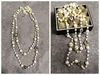 Mimiyagu lång simulerad pärlhalsband för kvinnor no5 dubbelskikt hänge långa halsband party smycken 2112145763378