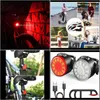 500 mAh mini LED fietsstaart USB Beklaadbare fiets achterlichten Waterdichte veiligheid WAARSCHUWING Cycling Lichthelm Accessoires JQII8 X8H6I