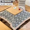 Удобщики наборы 180x180 см Kotatsu Futon Одеяло 1шт Funto + ковер хлопчатобумажная мягкая одеяло японское столбочное покрытие квадрат / прямоугольник