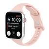 Новый ремешок с пряжкой-бабочкой для Apple Watch iwatch7, супер горячий и модный силиконовый монохромный ремешок с одним кругом, 42/44/45 мм, 38/40/41 мм, опционально