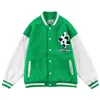 Männer Jacken Hip Hop Baseball Jacke Mantel Männer Frauen Paar Brief Ärmel Patchwork Übergroße Streetwear Bomber Varisty College Mode