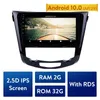 2 DIN 10,1 Zoll Android Auto-DVD-Radio-Stereo-Player GPS-Navigationskopfeinheit für 2013–2016 Nissan QashQai X-Trail, unterstützt RDS