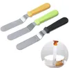 Spatule à glaçage pour gâteau et crème, 6 pouces, outils pour le beurre, lame plus lisse, grattoir plat coudé, lissage de haute qualité