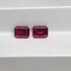 Meisidian 7x9mm 5A Quality Corundum Emerald Cut Laboratory Red Ruby Loose Gemstone H1015