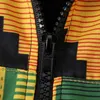 European och American Boys Girls Clothing African Boho Style Printed Shirt Zipper Jacket Barnens 210528