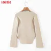 Fall Kvinnor Sexig Slim Cashmere Square Collar Stickad Pullover Tröja Högkvalitativ Jumper SP03 210416