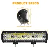 インチLEDライトバー240W Spot Flood Combo Off Road Driving Lights for Trucks ATV UTV SUVピックアップ作業