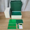 Nouveau style Président de qualité supérieure Montres Boxes Highgrade Green Watch Box Box Papers Carte Big Certificate Handbag 08kg pour 123258840