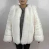 Faux Fur Höst Winter Fur Coat Kvinnor Kläder Högkvalitativ Overcoat Plus Storlek Tjockta Varm Långa Kakor Kvinna 211122