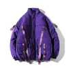 vestes d'hiver violet