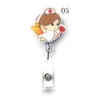 Titolari di carte 1PCS Retrattile Reel Student Exhibition ID Nome Badge Holder Cute Key-ID-Badge