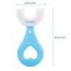 New Children'S Infant Toothbrush U Silicon Toothbrush Mouth-Cleaning Manual Toothbrush Cartoon Pattern 2021 Hand-Held Version