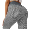 Daigelo Seamless Fitness Kvinnor Leggings Mode Patchwork Print Hög midja Elastisk Push Up Ankel Längd Polyester 210925