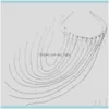 Cabelo de casamento J￳ias de j￳ias de pistola longa T￡stels de argola de cabeceira de cabeleireiro Tiara Tiara Rhinestone J￳ias de j￳ias AESSORY PACTO DAPATE 2