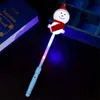 DHL LED Partido Magia Wand Glow Stick Flashing Concert Holiday Decor Fontes para Casa Boneco de Neve Sticks Brinquedo de Natal BT11