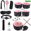 Nxy Adult Toys Bondage Gear Sex for Couples Bdsm Set Metal Butt Plug Erotic Toy Games Exotic Accessories 1207