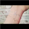 Charme Bijoux Drop Delivery 2021 30Pcs- B017 Sier Or Mignon Origami Bracelets Forêt Papier Grue Minuscule Animal Chanceux Bébé Oiseau Bracelet Pour Wom