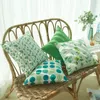Almofada/travesseiro decorativo capa decorativa de dupla face de impressão tampa de almofada capa do sofá de padrão de folha verde para decoração de casa para decoração