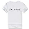 Vriendenbrief T-shirt Vrouwen T-shirt Toevallige Grappige T-shirt voor Dame Meisjesbovenkant Tee Hipster Drop Ship 210527