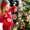 2021 Presente de Natal pingentes de Natal personalizado decorações de Natal biscoito casa família Natal pendurado ornamento de madeira