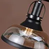 Americano vintage pingente lâmpadas retro ferro forjado sala de jantar cozinha luz lustre lustre e27 edison bulbos bulbos industrial bilhar pingente lâmpada