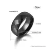 3mm 8mm schwarzer weißer Keramikring für Frauen minimalistischer schöner Ring Keramikschmuck Süßes Geschenk Frauen Männer Q0708232i9673086