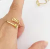 111-999 Adjustable Minimalist Finger Ring Jewelry Stainless Steel Gold Plating Lucky Angel Number Rings