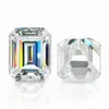 전체 크기 4x6 ~ 10x14mm 화이트 D 색상 VVS1 GH IJ Color Moissanites Octangle Cut Shape 느슨한 보석 스톤 인증서