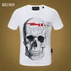 PLEIN URSO T CAMISA Mens Designer Camisetas Marca Roupas Strass Crânio Homens T-shirts Clássico de Alta Qualidade Hip Hop Streetwear Camiseta Casual Top Tees PB 11360