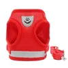 Guinzagli per animali domestici, imbracatura per cani riflettente in stile gilet, corda per cani traspirante, forniture per animali domestici più taglia 4 colori