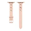 Cinturini in pelle con borchie per cinturino Apple Watch 44mm 42mm 40mm 38mm Braccialetti di lusso Cinturino moda Bracciale Iwatch Series SE 6 5 4 Cinturini