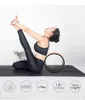 Wood Yoga Wheel Pilates with Buddha Professional TPE Yoga Circles Gym Workout Back Training Tool For Bodybuilding Fitness