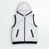 Men's Hoodies & Sweatshirts Unisex Sleeveless Hip Hop Streetwear Fiber Optic Hoodie By OEM